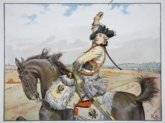 Seydlitz bei Rossbach, 5. November 1757